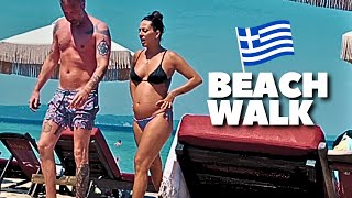 Beach Walk Greece Summer Paradise Bikini Beach