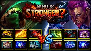 WHO IS STRONGER? - Brutal DPS Burning Necrophos Vs. Rapid Mana Burn Speed Carry Anti Mage DotA 2