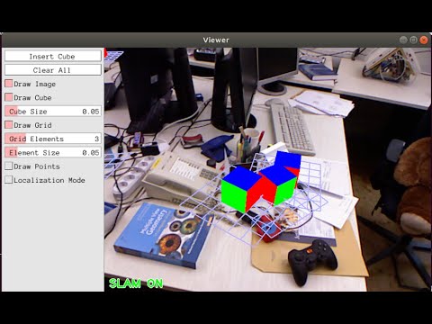 ORB SLAM3: AR demo