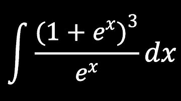 Integral of (1+e^x)^3/e^x | HV math Academy