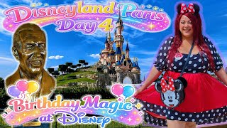 Disneyland Paris DAY 4! 🎂 Birthday Magic, Minnie & a MAGICAL Night at Walt’s! ✨
