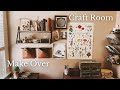 My Craft Room Makeover | Thrifted + Budget Friendly