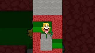 67 KID Chasing 61 MEME in ROBLOX MINING CHALLENGE with 76 GIRL - Minecraft Animation