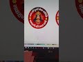 tanding durga puja round design