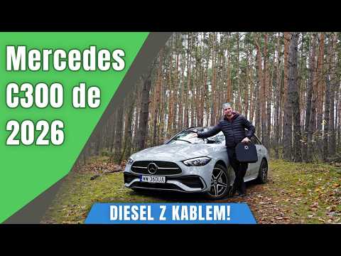 Mercedes C 300 de 313 hp 2026. A diesel with a plug!