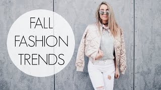 Fall Fashion Trends 2016