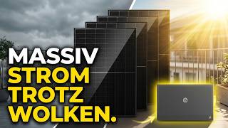 Schlechtes Wetter? EGAL! Warum dieses Balkonkraftwerk trotzdem massiv Strom liefert.