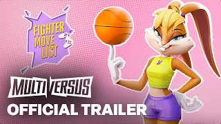 MultiVersus - Lola Bunny Fighter Move Set Breakdown Trailer