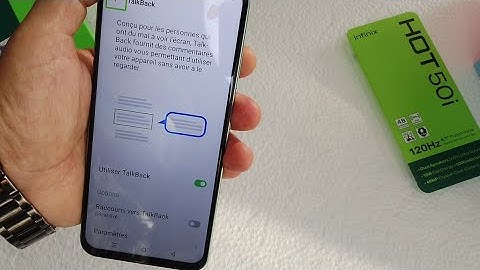 How to fix of TalkBack screen touch problem in infinix Hot 50i voice assistant touch