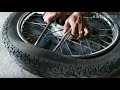 How to change a all bike tyre. Create tools at home to open tire.