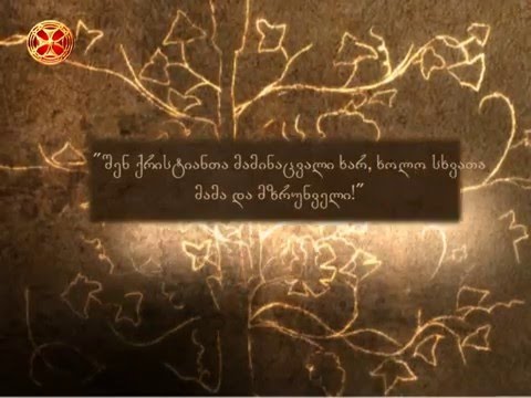 შენ ქრისტიანთა მამინაცვალი ხარ, ხოლო სხვათა მამა და მზრუნველი\"