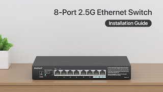 BrosTrend 8-Port 2.5G Ethernet Switch, 3 Working Mode