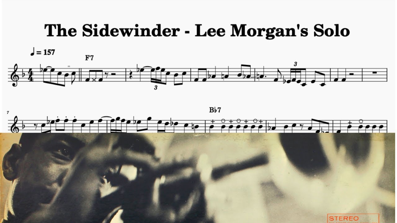 Lee Morgan - The Sidewinder transcription - YouTube