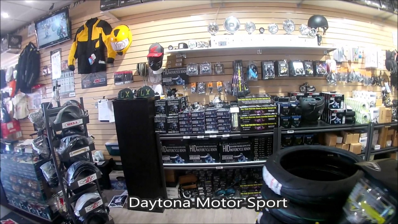 Walk Through of Daytona Motor Sports Motorcycle Gear Store in Toronto