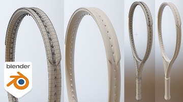 Blender Tennis Racket – Modeling the Frame [Part 1 of 2]