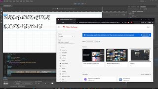 Videoguide - Extensions in Dreamweaver and Other Adobe Creative Cloud Software, Texture and Font screenshot 2