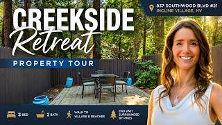Peaceful Creekside Living in Incline Village | 837 Southwood Blvd #21