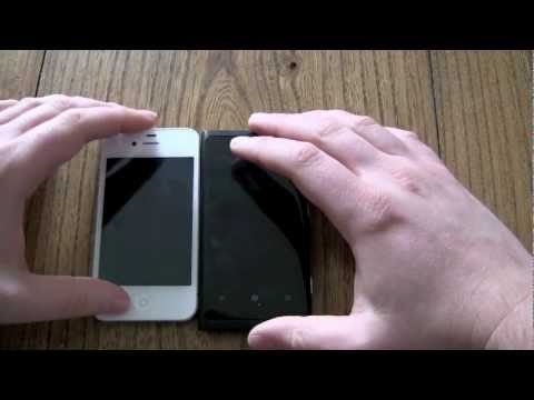 Apple iPhone 4S vs Nokia Lumia 800 Test and Hands on