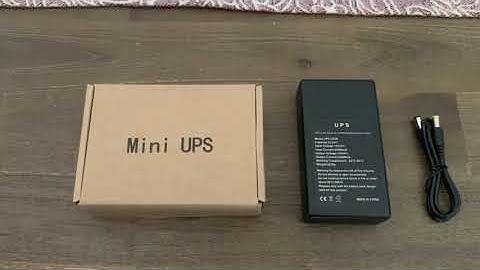 Mini UPS Back Up for WIFI support - Load Shedding Solution!