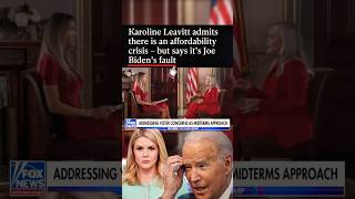 Karoline Leavitt Blames Biden for Affordability Crisis