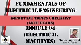 Important Topics/ Revision/Electrical Machines (Module-4)