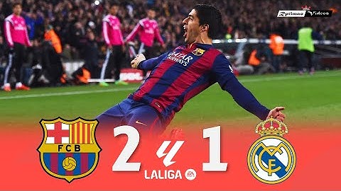 Barcelona 2 x 1 Real Madrid (Messi x C. Ronaldo) ● La Liga 14/15 Extended Goals & Highlights HD