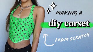 DIY Trendy Corset Top Tutorial! *highly requested* | Nava Rose