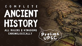 ⚡️Complete “Ancient History” in 1 hour 🔥|| UPSC PRELIMS-2024📚