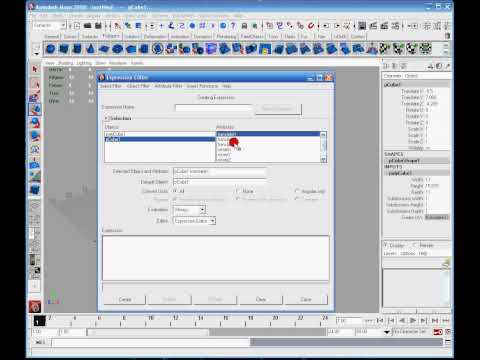 Basics of Maya Expressions(Scripting)
