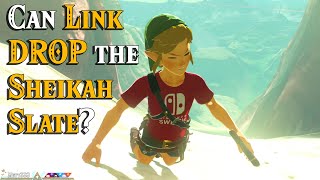 Can Link DROP the Sheikah Slate? Die Trying in Zelda Breath of the Wild