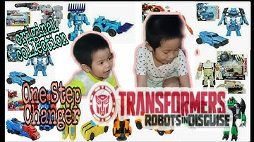 TRANSFORMERS ROBOTS IN DISGUISE ONE STEP CHANGER playtime with Yeshua and Zander