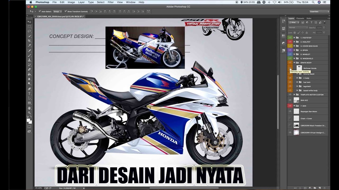 MODIFIKASI HONDA CBR250RR BLACK FREEDOM MODAL 10 JUTAAN MODIFIKASI HONDA CBR250RR BLACK FREEDOM MODAL 10 JUTAAN