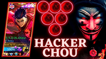 CHOU GAMEPLAY MOBILE LEGENDS (CHOU HACKER)🔥30000 DAMAGE 🔥