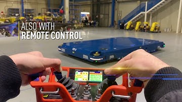 15 tons AGV for handling accurate and precise aerospace tooling.