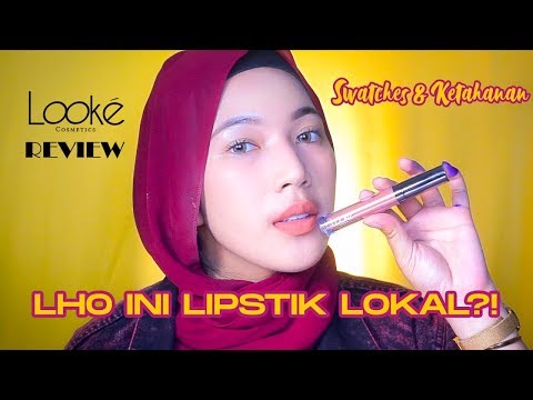 REVIEW + SWATCHES Looke Cosmetics Holy Lip Series (lip cream and lip gloss) - Indonesia. 