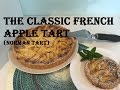 Normandy style apple tart (known as Norman tart)