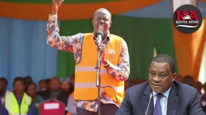 DRAMA AS RUTO'S MAN MP KIBOREK HECKLED BADLY BY EMBU RESIDENTS FOR ATTACKING CS MUTURI ON ABDUCTIONS