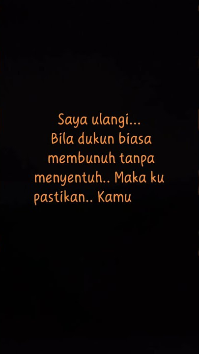 Dukun santet.. merindu...