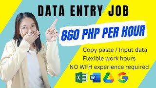LEGIT DATA ENTRY JOB (860 PHP PER HOUR) - COPY \& PASTE; NONVOICE | Sincerely Cath