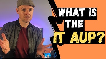 IT Policies and Procedures you need!! The IT ACCEPTABLE USE POLICY [ICT AUP]