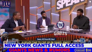 NY Giants News & Rumors| Speak For Yourself Crew Says Giants Need To Get Rid Of Daniel Jones Now!!