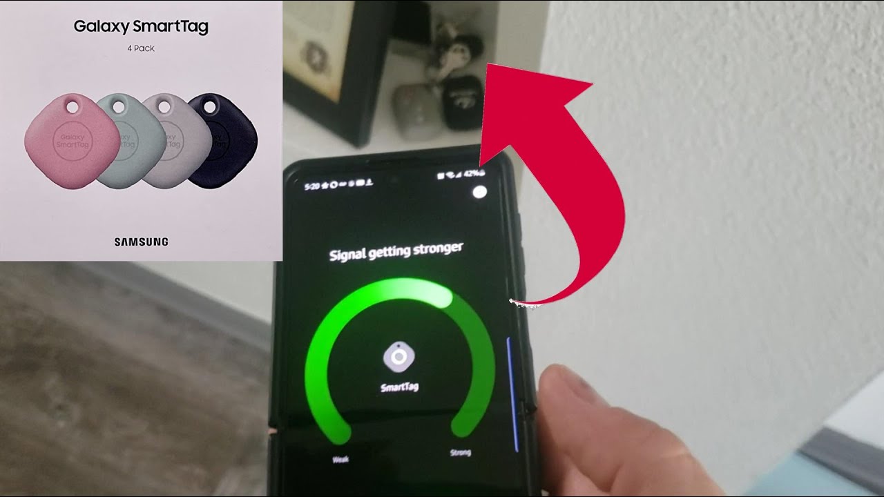 Samsung Galaxy SmartTag with SmartThings app tutorial 