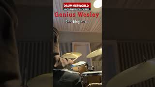 Genius Lee Wesley - Checking out.... #geniuswesley  #drummerworld