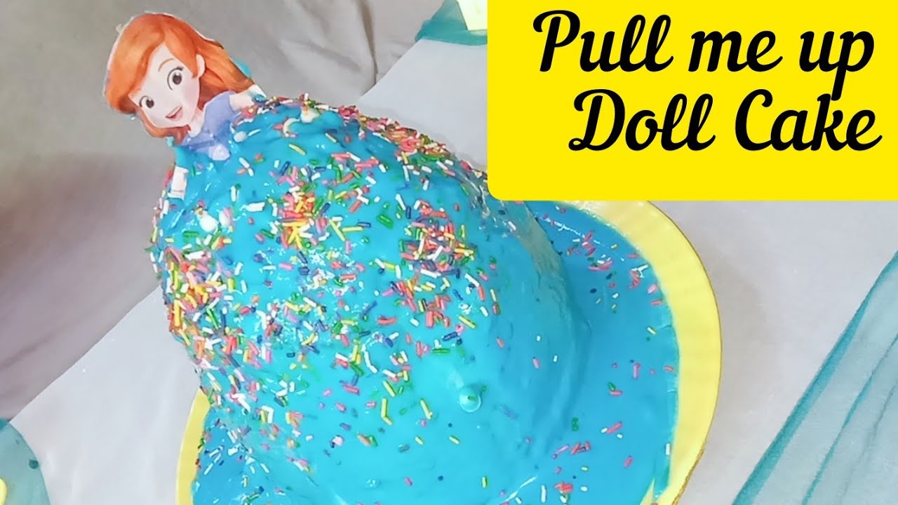 Doll Pull Me Up Cake-Pull Me Up Cake-Doll Cake Recipe-Barbie Cake ...