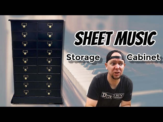 Sheet Music Storage Cabinet | DIY Build class=