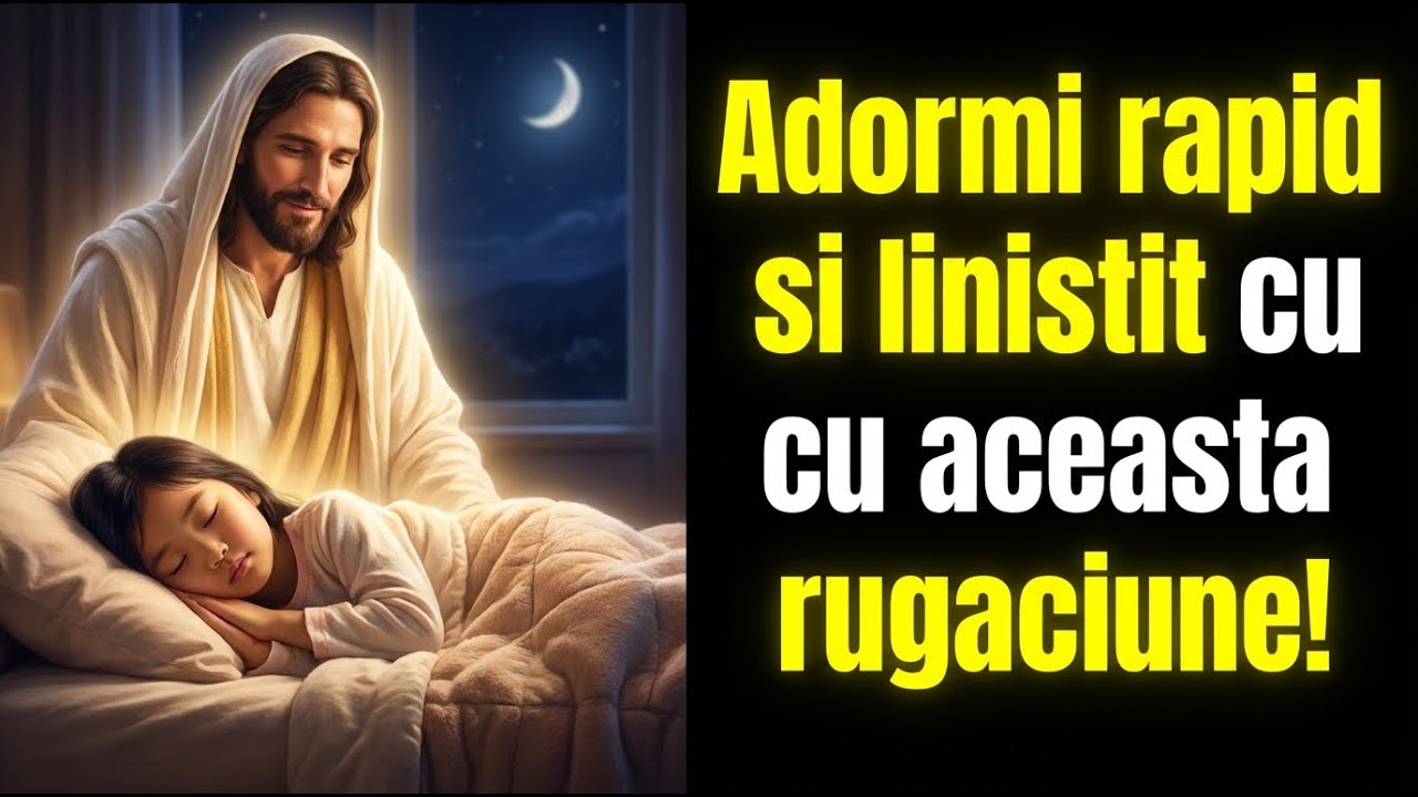 RUGĂCIUNE pentru un SOMN liniștit, ascultă-o și vei adormi în 3 MINUTE