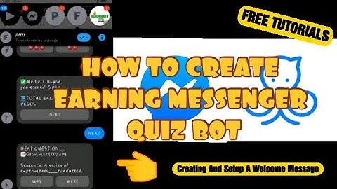 HOW TO SET WELCOME MESSAGE IN MANYCHAT (Creating Earning Messenger Quiz Bot)