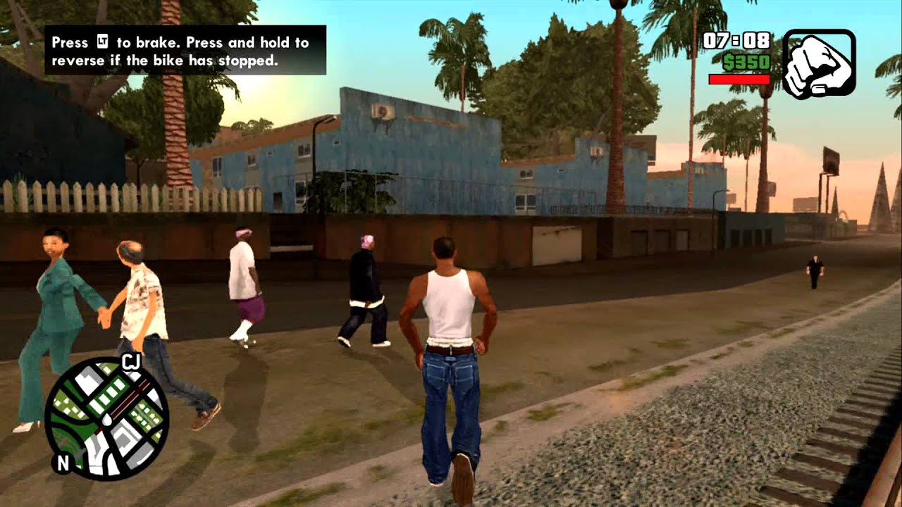 Gta San Andreas Remastered Xbox 360 Gameplay1 Youtube