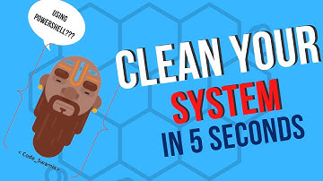 POWERSHELL TIPS AND TRICKS | CLEAN YOUR SYSTEM UNDER 5 SECONDS USING POWERSHELL