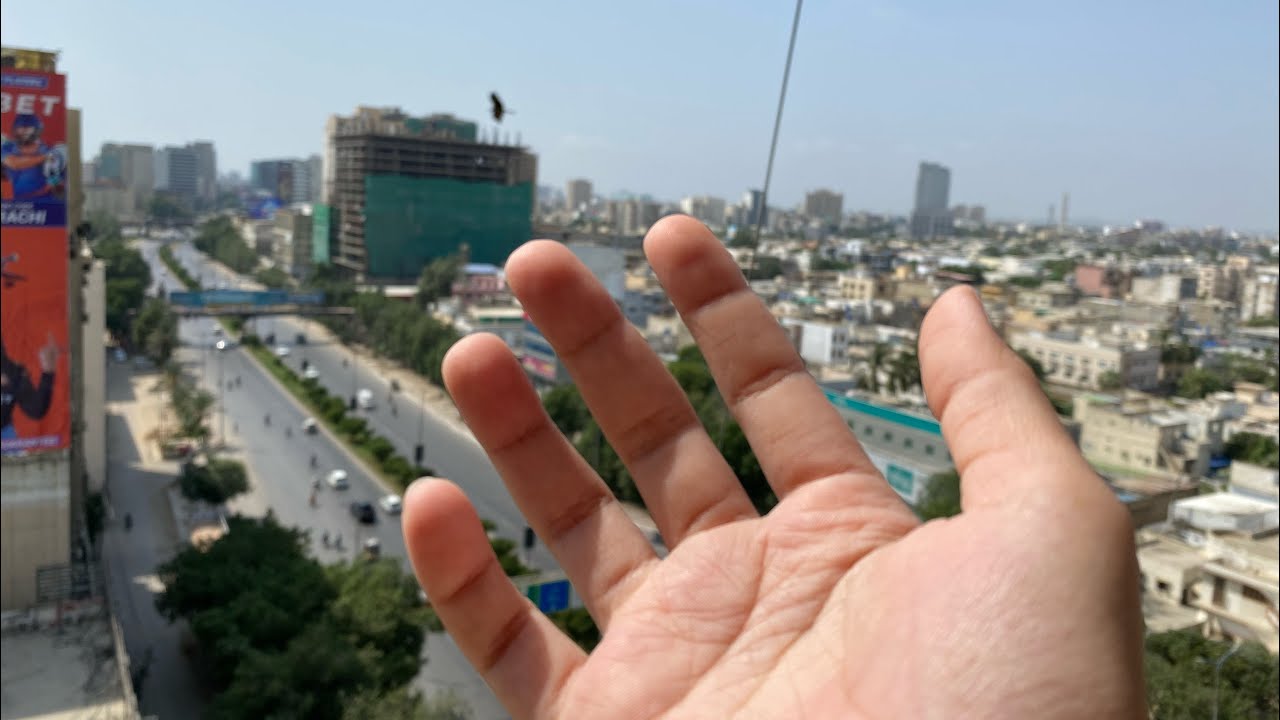 ASMR Camera Tapping from 10th floor